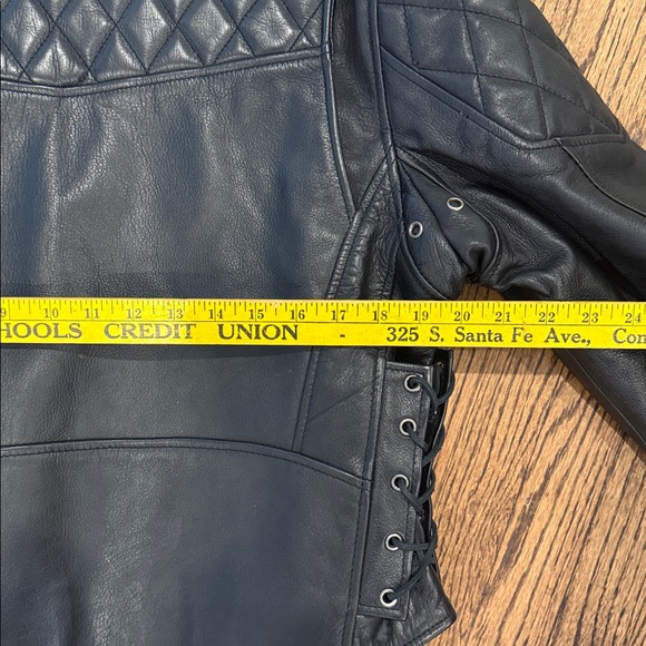 Chrome Gear Women's Black Leather Jacket - Picture 9 of 15